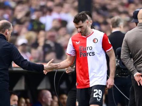 Giménez se va en 'blanco' en la goleada 6-0 del Feyenoord