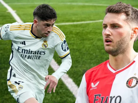 Santi Giménez se rinde ante Fede Valverde