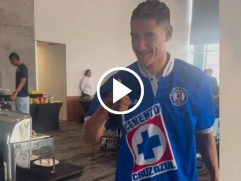 Uriel Antuna enloqueció a la afición de Cruz Azul con esta playera