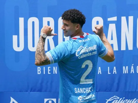 Se confirma el dorsal que portará Jorge Sánchez con Cruz Azul