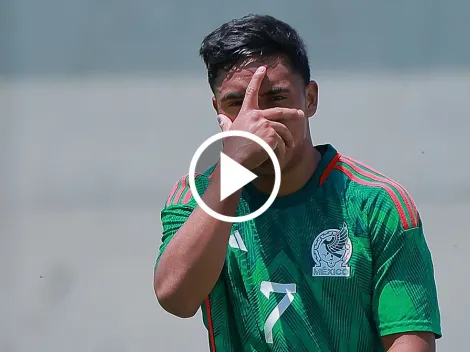 ¡Ingresó y brilló! Gol y asistencia de Amaury Morales con el Tri Sub 20