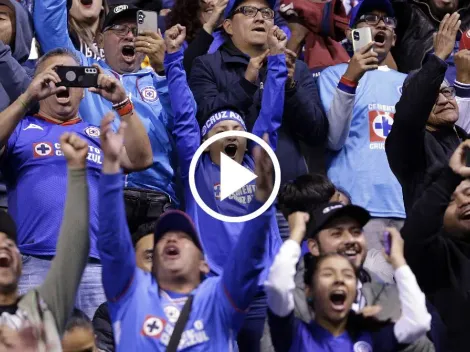 La ovación de los fanáticos de Cruz Azul en el Estadio Cuauhtémoc