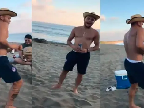 Revelan la verdad detrás del video viral del Cabecita en la playa