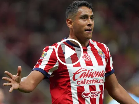 El extraño festejo de Romo tras su primer gol en Chivas