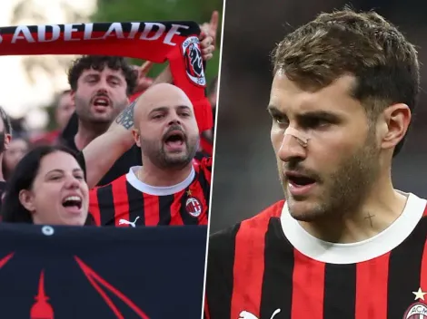 Afición del Milan reaccionó a la suplencia de Santi Giménez: "Ojalá Jovic..."