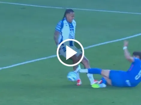 Chiquete se fue expulsado tras una brutal entrada