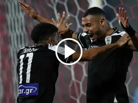 Giakoumakis anotó de nuevo en Grecia en la goleada del PAOK