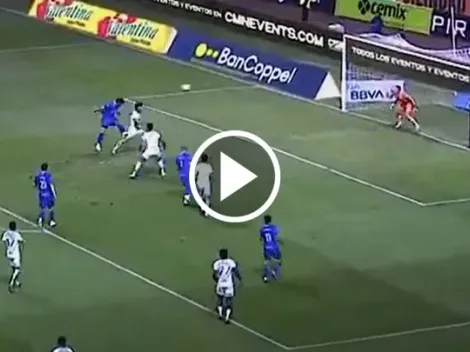 Toro Fernández y su golazo de cabeza ante Pumas