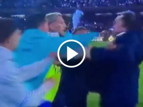 El auxiliar de Larcamón que le dio una bofetada a Gabriel Milito