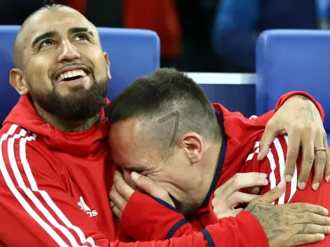 Ribery hizo llorar a todos con su despedida a Arturo Vidal: Eres el mejor, un hombre de valores y principios