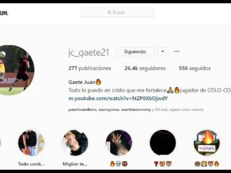 Apareció Gaete: el refuerzo del Cacique volvió a las redes sociales como "jugador de Colo Colo"