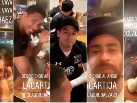 VIDEO | Plantel de Colo Colo brindó cena de despedida para Baeza