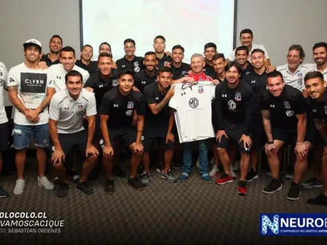 El bombero Héctor Sáez emocionó al plantel del Cacique