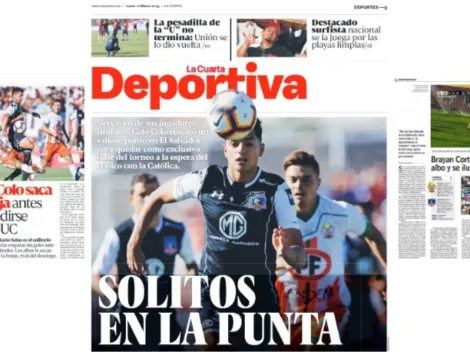 Las portadas de la prensa ante el liderato exclusivo