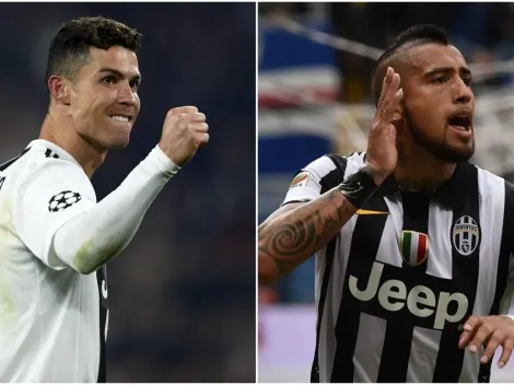 Cristiano igualó récord goleador de Vidal en el Juventus Stadium