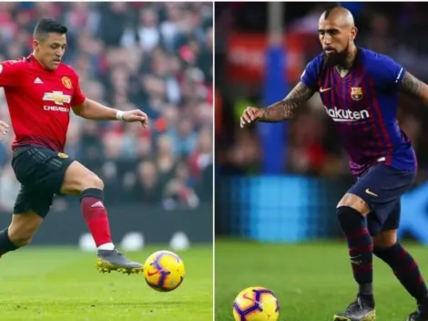 Arturo Vidal y Alexis Sánchez frente a frente en Champions