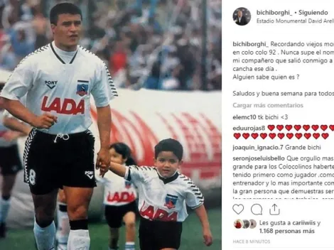 Claudio Borghi busca a niño que lo acompañó en la cancha