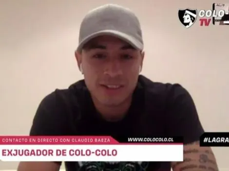 Baeza pagó un servicio para ver los partidos de Colo Colo y está aprendiendo inglés