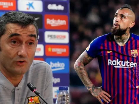 Ernesto Valverde elogió a Vidal: "Siempre da lo máximo. Es increíble"