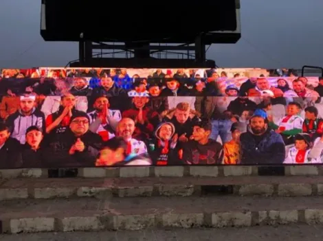 VIDEO | La tecnología: hinchas de Palestina en el Monumental