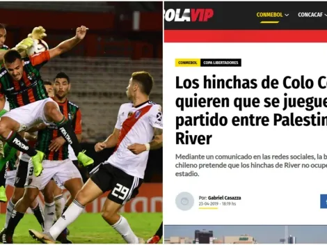 Prensa argentina teme suspensión del River-Palestino en Pedrero