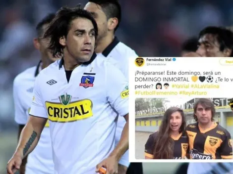 Arturo Sanhueza se lució con invitación al fútbol femenino