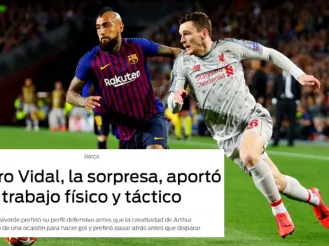 Los elogios para Vidal en España: "Aportó trabajo físico y táctico"