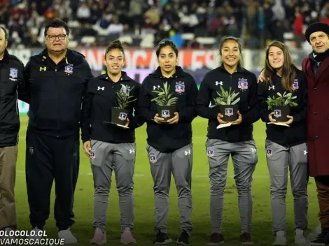 Colo Colo homenajeó a las cuatro seleccionadas que van al Mundial