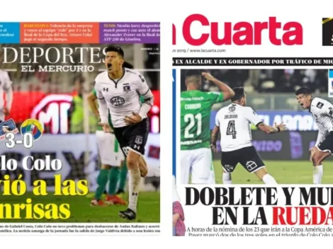 Así informó la prensa nacional el triunfo de Colo Colo