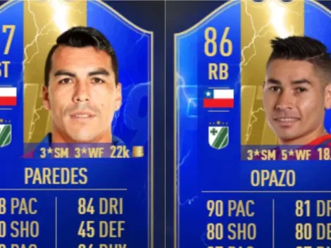 Esteban Paredes y Óscar Opazo en el TOTS del FIFA