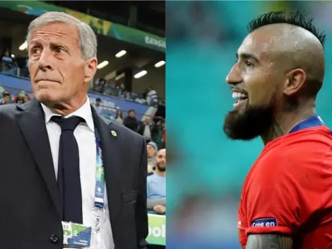 Tabárez elogió a Vidal: "Tiene condiciones físicas poco comunes"