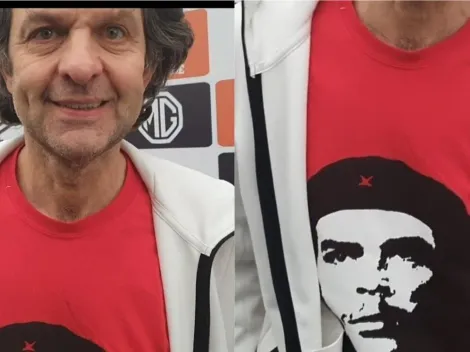 ¿Qué tal? Mosa llegó a ver a Colo Colo FEM con polera del Che Guevara