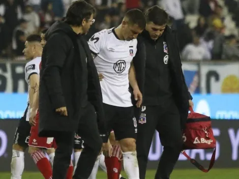 Carlos Carmona se desgarra y será baja en Colo Colo durante un mes