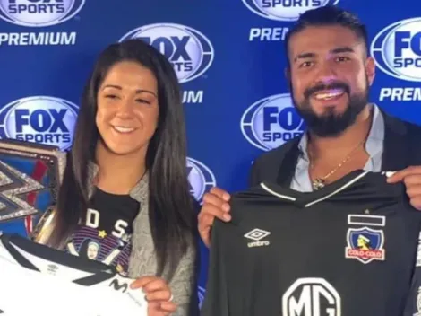 Marcando la diferencia: Andrade se luce con la camiseta de Colo Colo