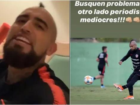 Arturo Vidal lanza indirectas por Instagram y le responde a periodistas