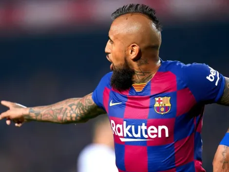 Arturo Vidal anota un golazo en la goleada del Barcelona al Valladolid