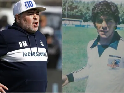 El día en que Diego Maradona posó con la camiseta de Colo Colo