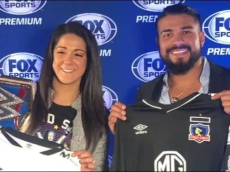 Luchador de la WWE, envía fuerzas a Chile con la camiseta de Colo Colo