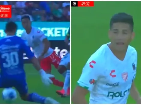 El golazo de Delgado con el Necaxa en la Liga MX