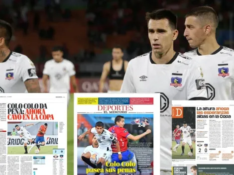 "Colo Colo da pena": las lapidarias portadas tras la derrota alba