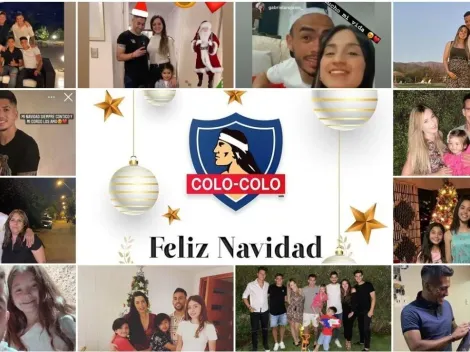 Así vivió la navidad el plantel de Colo Colo