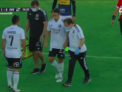 El Mago Valdivia salió lesionado tras pocos minutos en cancha