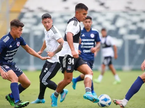 La formación de Colo Colo en su amistoso con la Roja Sub20