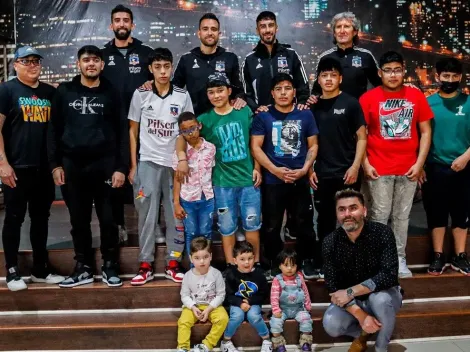 Niños de La Legua fueron invitados al clásico por jugadores de Colo Colo