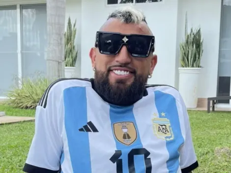 Arturo Vidal se defiende de las críticas por felicitar a Messi