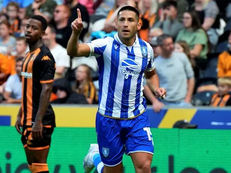 Juan Delgado anota su primer gol con el Sheffield Wednesday