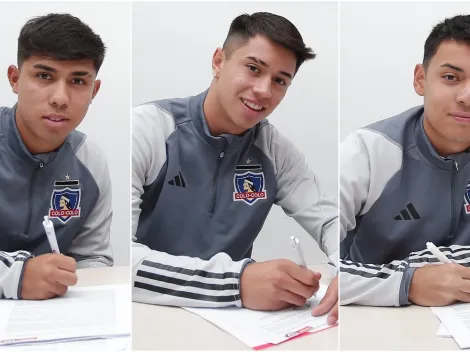 Tres jugadores de Colo Colo firman su primer contrato profesional