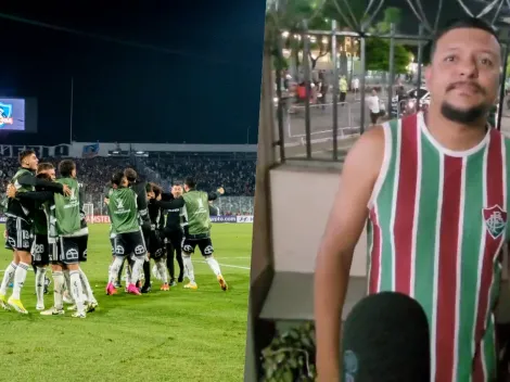 El profundo respeto de hinchas de Fluminense a Colo Colo