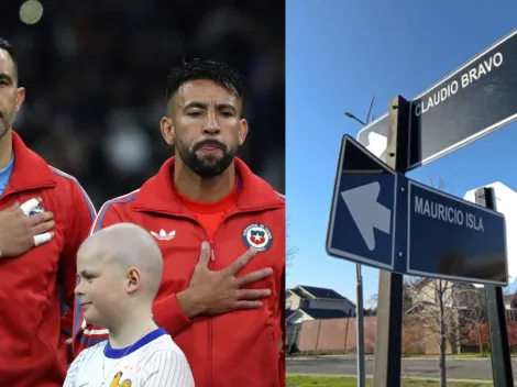 La calle que une a Mauricio Isla con un formado en Colo Colo