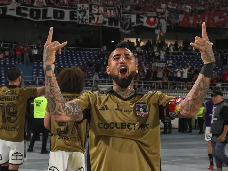 La felicidad de Vidal por la clasificación de Colo Colo a cuartos de final